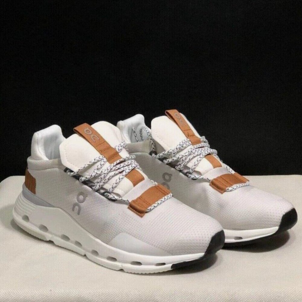 On Cloud Cloudnova Women's Running Shoes New White | Pearl